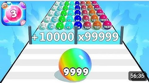 Ball Run 2048 - Gameplay Walkthrough Part 1 Tutorial Levels 1-18 (iOS, Android NinjaX YT is live!