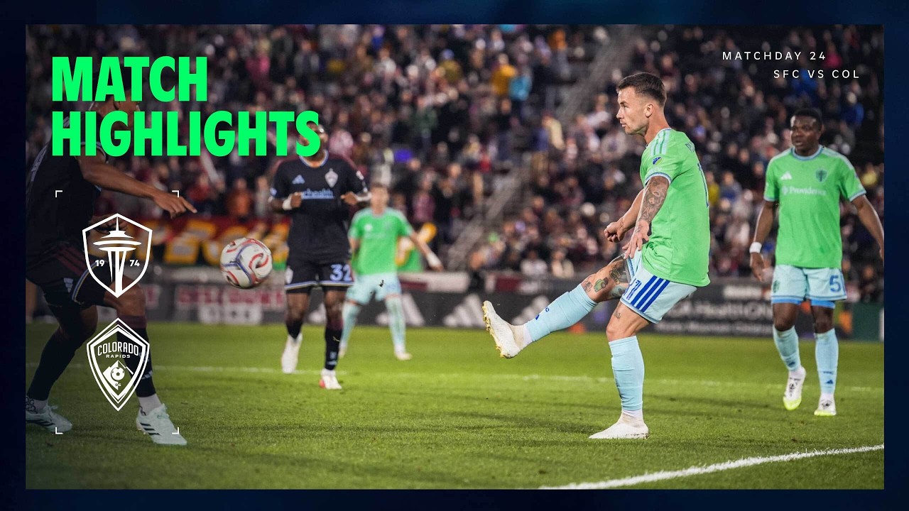 HIGHLIGHTS: Colorado Rapids vs. Seattle Sounders FC | September 19, 2026