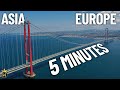 Le pont de canakkale enfin ouvert  asie  europe en 5 minutes