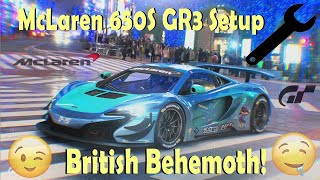 Gran Turismo Sport - McLaren 650S GR3 Tune Setup + Reference Lap