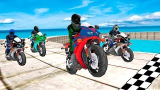 Bike Racing Games - Highway Stunts Bike Racing - Gameplay Android free games screenshot 3