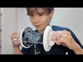 【ASMR】大量のクリームを使った雑で不規則な高速&低速&強マッサージ Rough & irregular highspeed lowspeed strong cream massage【#last】
