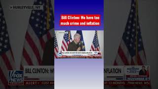 Bill Clinton admits US crime and inflation problem #shorts