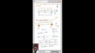 Full Strength of Materials in Tamil: BMD and SFD of a beam subjected to UDL News