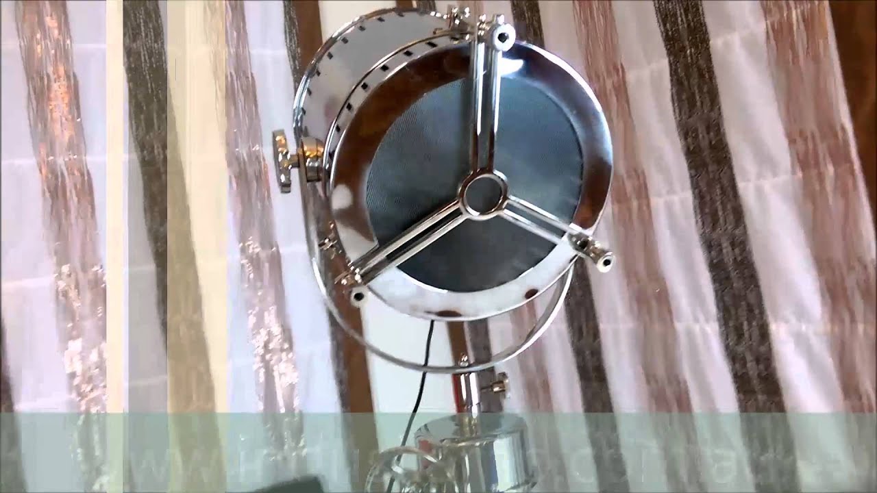 Zuria Industrial Designer Spotlight Tripod Floor Lamp Youtube