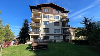 видео: Тристаен апартамент с камина за продажба в сграда с ниска такса в Банско картинка: Тристаен апартамент с камина за продажба в сграда с ниска такса в Банско