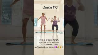 Squats benefits 🕉️🙏🪷 #yoga #exercise #workout #health #yogaskills