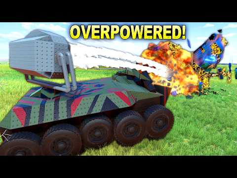 We Battled With OVERPOWERED TANKS! One Shot, One Kill! [Trailmakers]