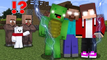 JJ and Mikey made Friends with Herobrine ?!