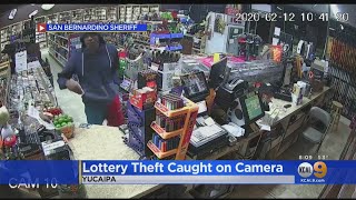Man Steals $1K Worth Of Sratchers From Yucaipa Liquor Store