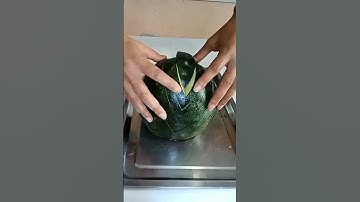 Cách cắt dưa hấu siêu nhanh và đẹp#shorts