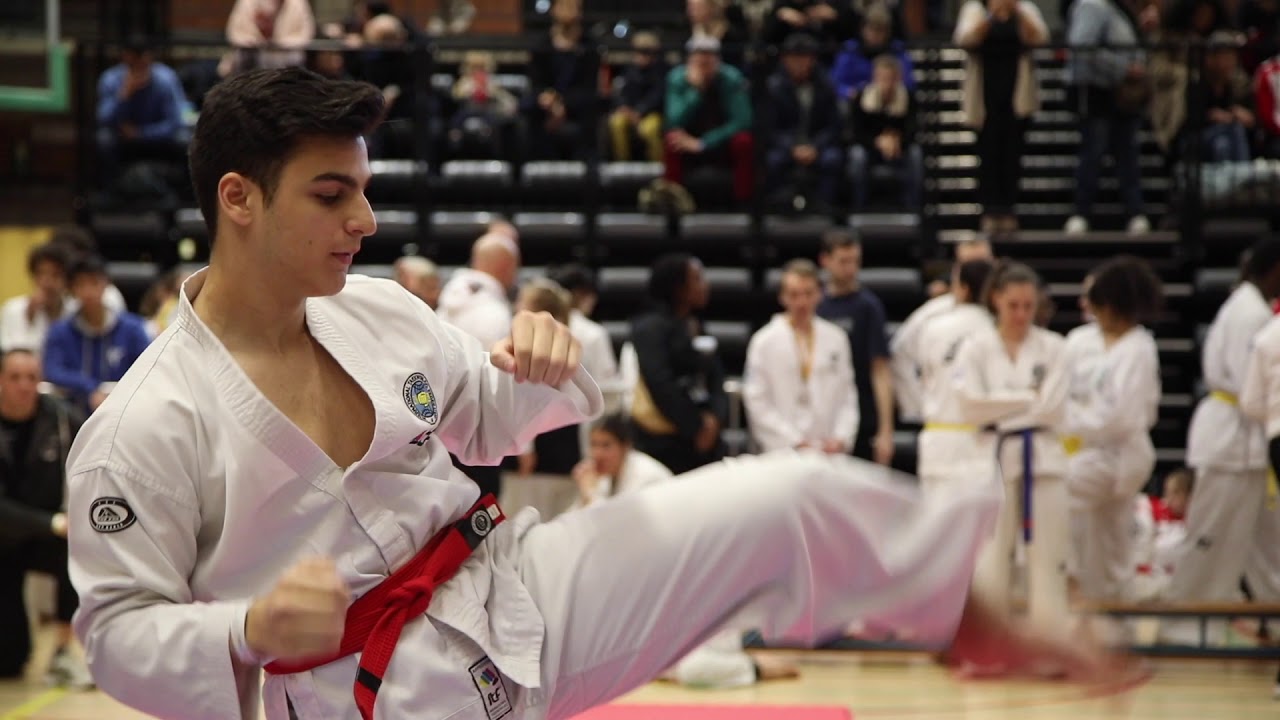 ITF Taekwon-do, moves that have a strict pattern (tul). Belgian Championship Taekwon-do 2020.