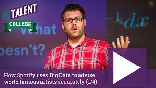 Wouter de Bie: How Spotify uses Big Data to advise world famous artists accurately (1/4)