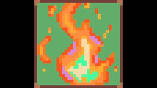 Fire Pixelart Timelaps #art #pixelart #pixelartgames #games #camping #drawing