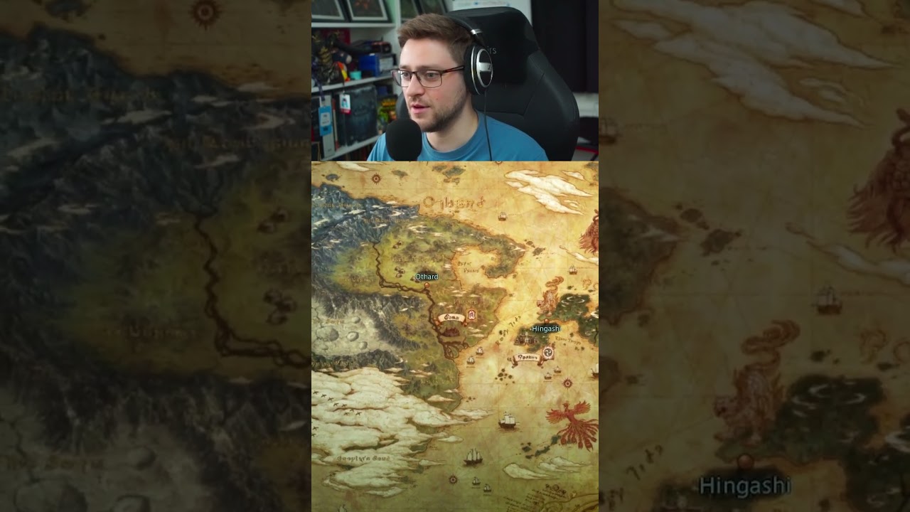New Player finds the World Map in FFXIV