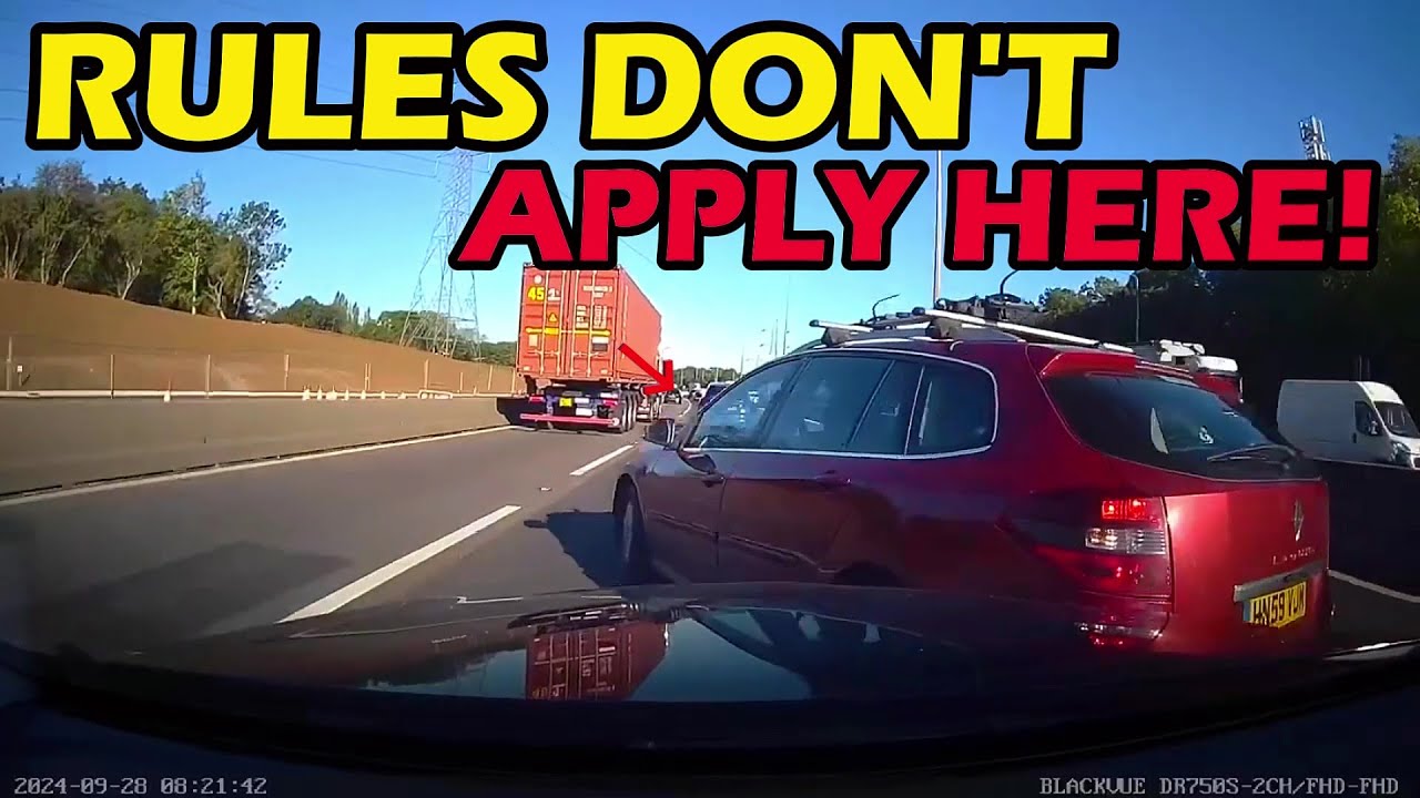CAR FLIPS AFTER DRIVER FORGETS HOW LANES WORK - YouTube