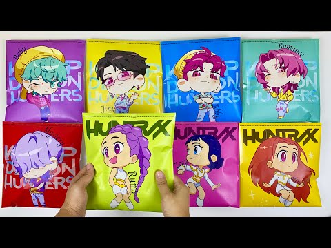 🎬Paper DIY👩‍🎨 ASMR Unboxing Huntrix Bag and Saja Boy Bag| K Pop Demon Hunter- How to make the bag?