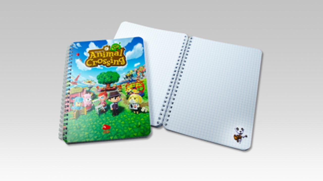 Animal Crossing New Leaf Notizbuch mit Prägung [Club Nintendo]