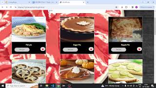 Meal Site Using HTML CSS and JavaScript Skill test Coding Ninjas