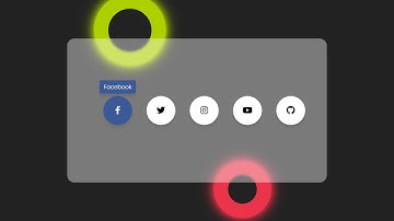 Amazing Social Media Buttons with Hover Animation Using(HTML/CSS)