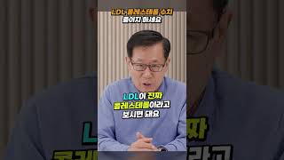 [웰니스 클리닉] LDL 콜레스테롤 수치 줄이지 마세요