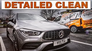 Satisfying Detailed Clean Of A Mercedes E-Class