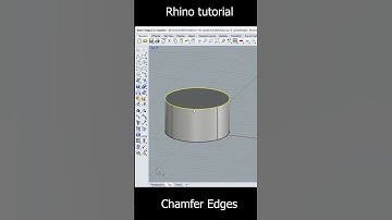 Rhino 3D/Chamfer Edges#tutorial