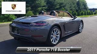 Certified 2017 Porsche 718 Boxster Base, Mechanicsburg, PA HS221221