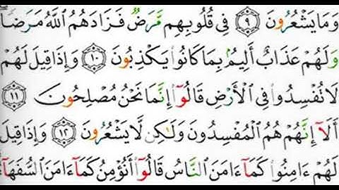 صفحة رقم 2 من سورة البقرة بصوت القارئ احمد النفيس 1
