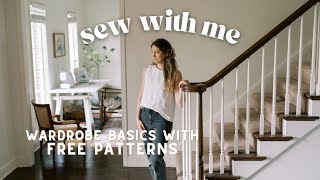 Sewing my own clothes for Spring / Sewing a capsule wardrobe / Free sewing patterns