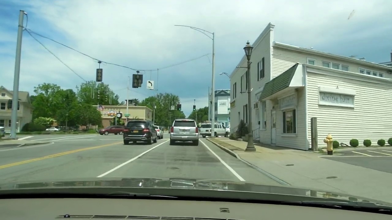 Visual Traffic Calming Evaluation Five Mile Line Northbound Penfield