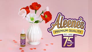 Easy Valentines Day Paper Flowers | DIY Floral Bouquet with Aleenes