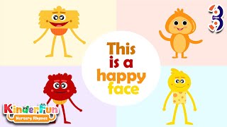 This Is A Happy Face Song Kids Nursery Rhymes Children Song Preschool Kids Kinderfun Songs