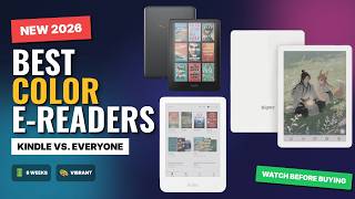 Best Color E-Readers for Manga, PDFs & Study 📚 Top 5 You Shouldn’t Miss (2026)