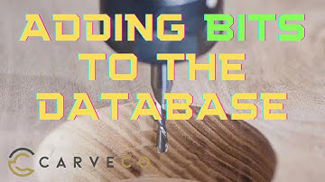 Add Any CNC Bit to the Tool Database