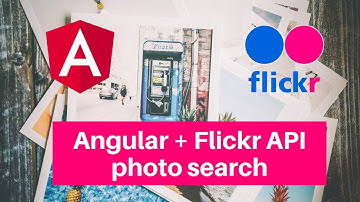 Angular + Flickr API photo search