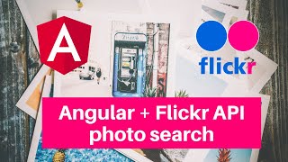 Angular + Flickr API photo search screenshot 4