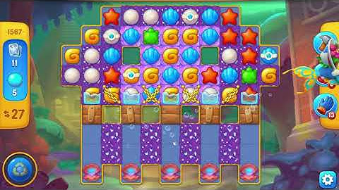 Fishdom 1567 Level - NO BooSTERS