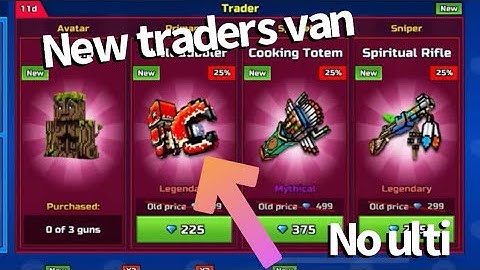 Pixel Gun 3D / New Traders Van (shell bubbler is back 🦀)