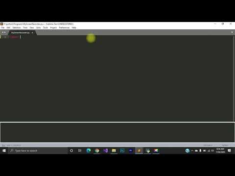 Python |  Creating a Screen recorder using OpenCv |  By Abdullah Saqib