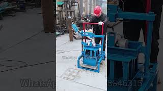 Yuewei 2-45 Fixed Hollow Cement Block Brick Making Machine #foryou #cementbricks #shorts