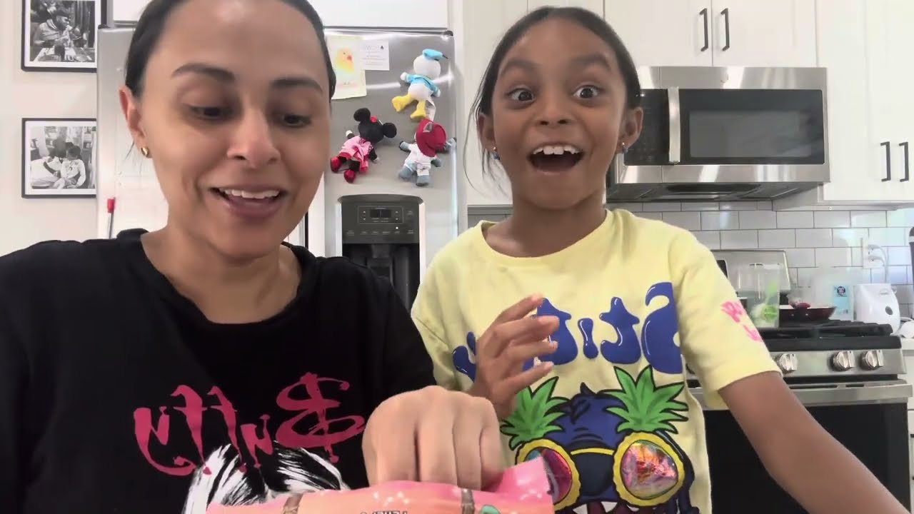 Trying viral candies 