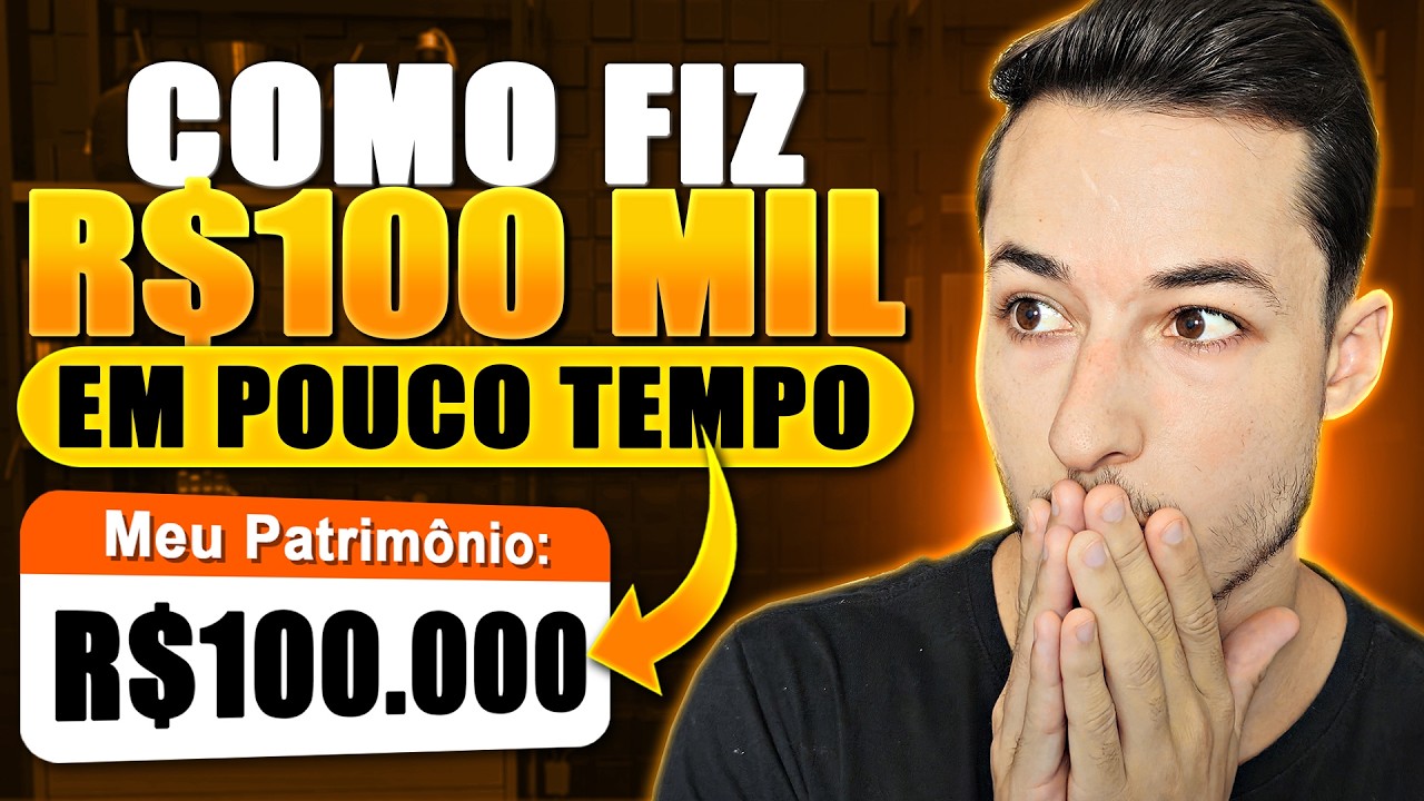 COMECEI COM R$100 E HOJE TENHO R$100 MIL REAIS!