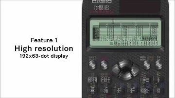 Casio Classwwiz FX-991EX Feature video