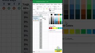 How to Create a Digital Attendance Tracker with Progress Bar in Excel | Smart Attendance System