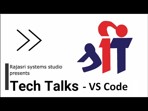Tech Talks | Learn how to use VS Code | In Tamil | Part 1 - YouTube