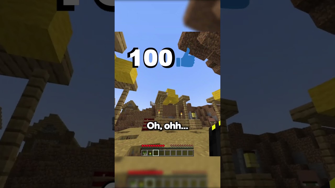 Minecraft, Pero Cada 100 Likes, Desaparece Un Bloque