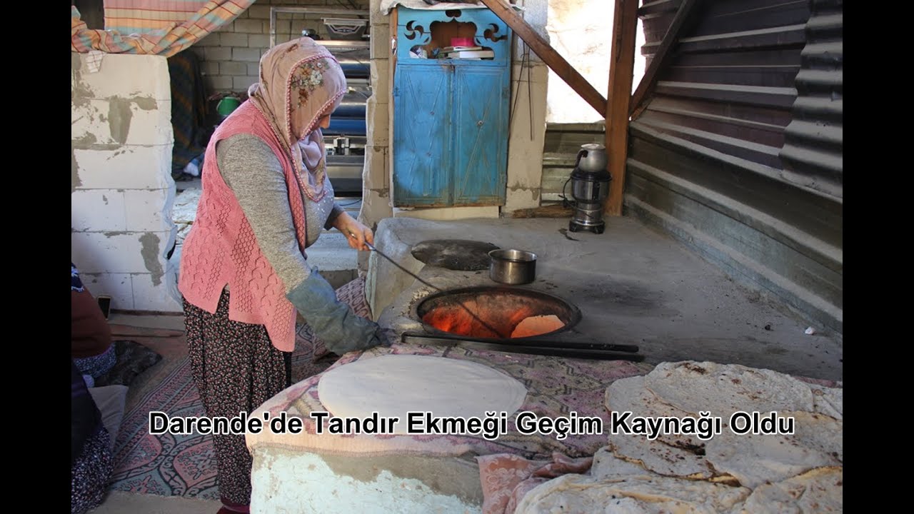 DARENDE'DE TANDIR EKMEĞİ GEÇİM KAYNAĞI HALİNE GELDİ.