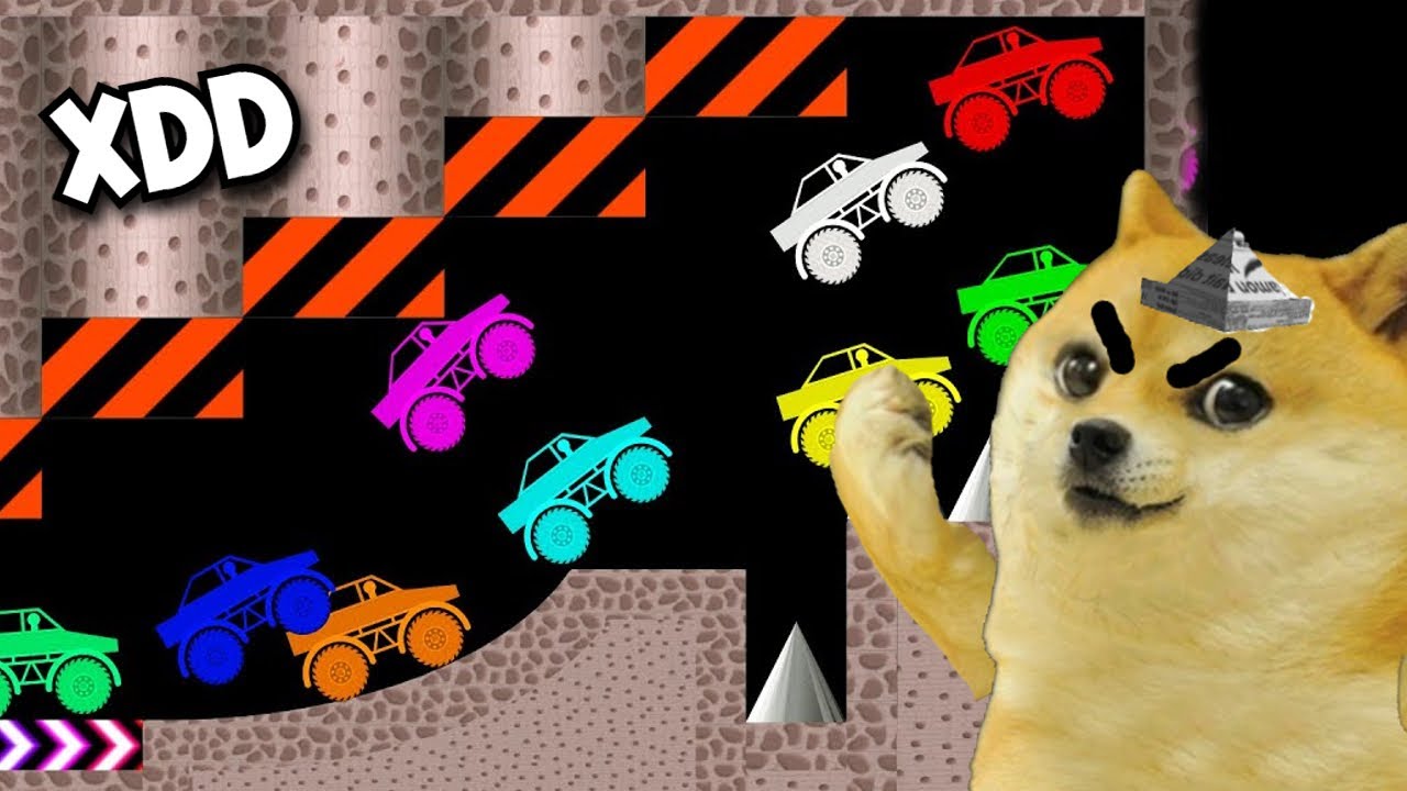 ¿QUE STICKMAN SOBREVIVE EN UN MONSTERTRUCK XD? - Juegos con cheems