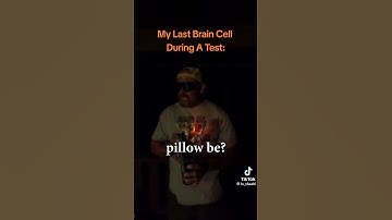 My last braincell during a test #test #braincell #braincells